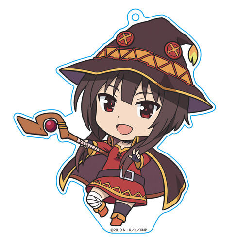『 映画 この素晴らしい世界に祝福を!紅伝説』ぷにこれ!キーホルダー(スタンド付) めぐみん